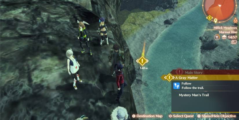 Xenoblade 3 Gray's quest marker