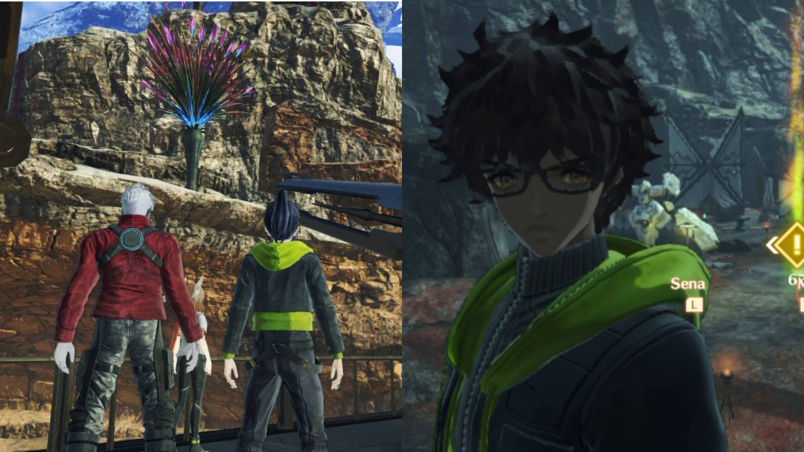 Xenoblade 3 Noah and Lanz - zooming in on Taion