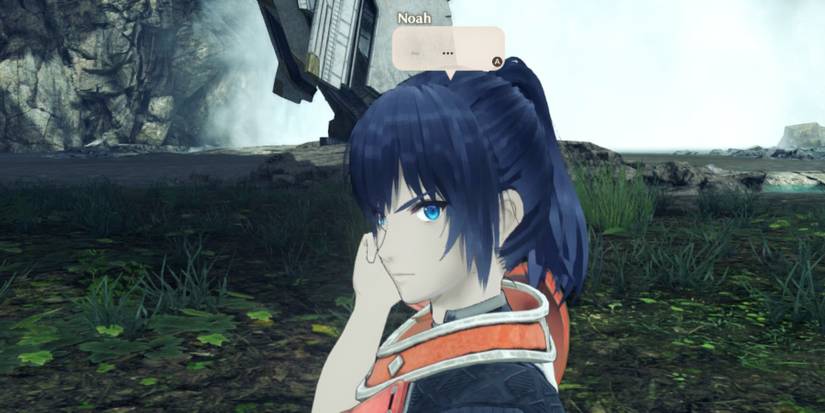 Xenoblade 3 Noah communicating with Widow