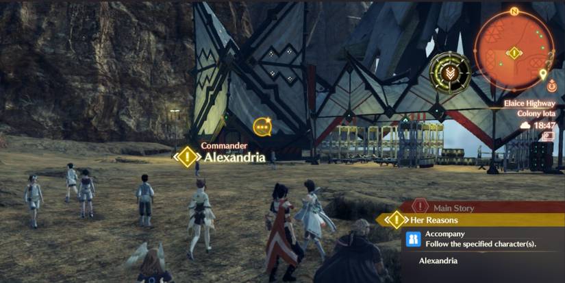Xenoblade 3 following Alexandria