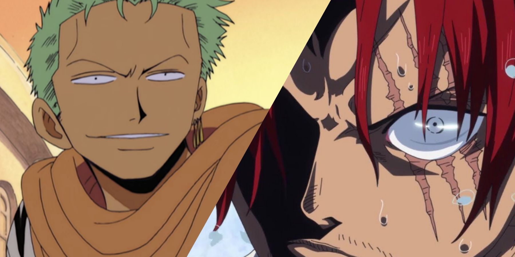 Zoro and Shanks