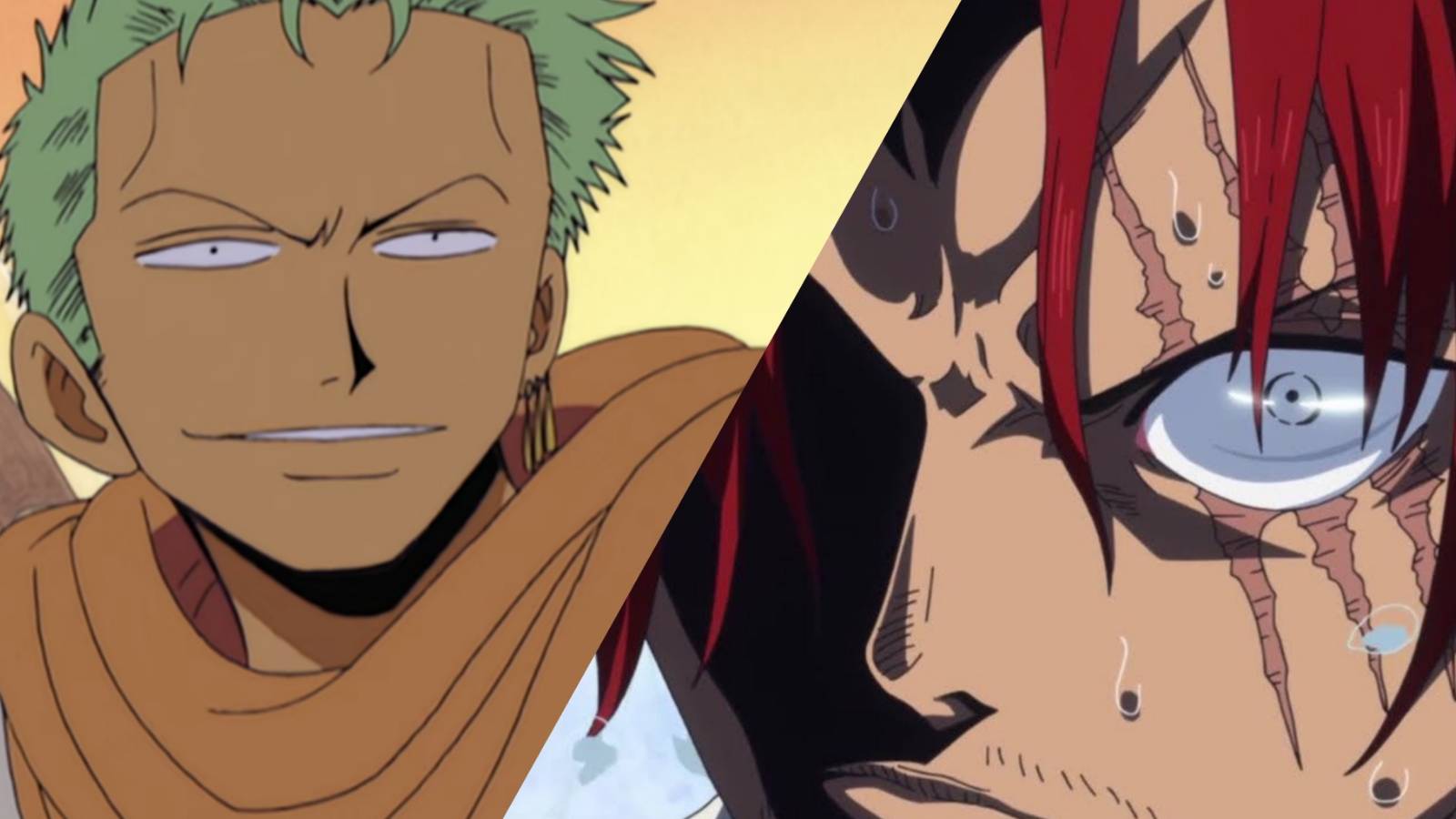 Zoro and Shanks