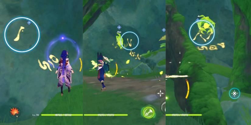 activating the dendro objects in genshin impact