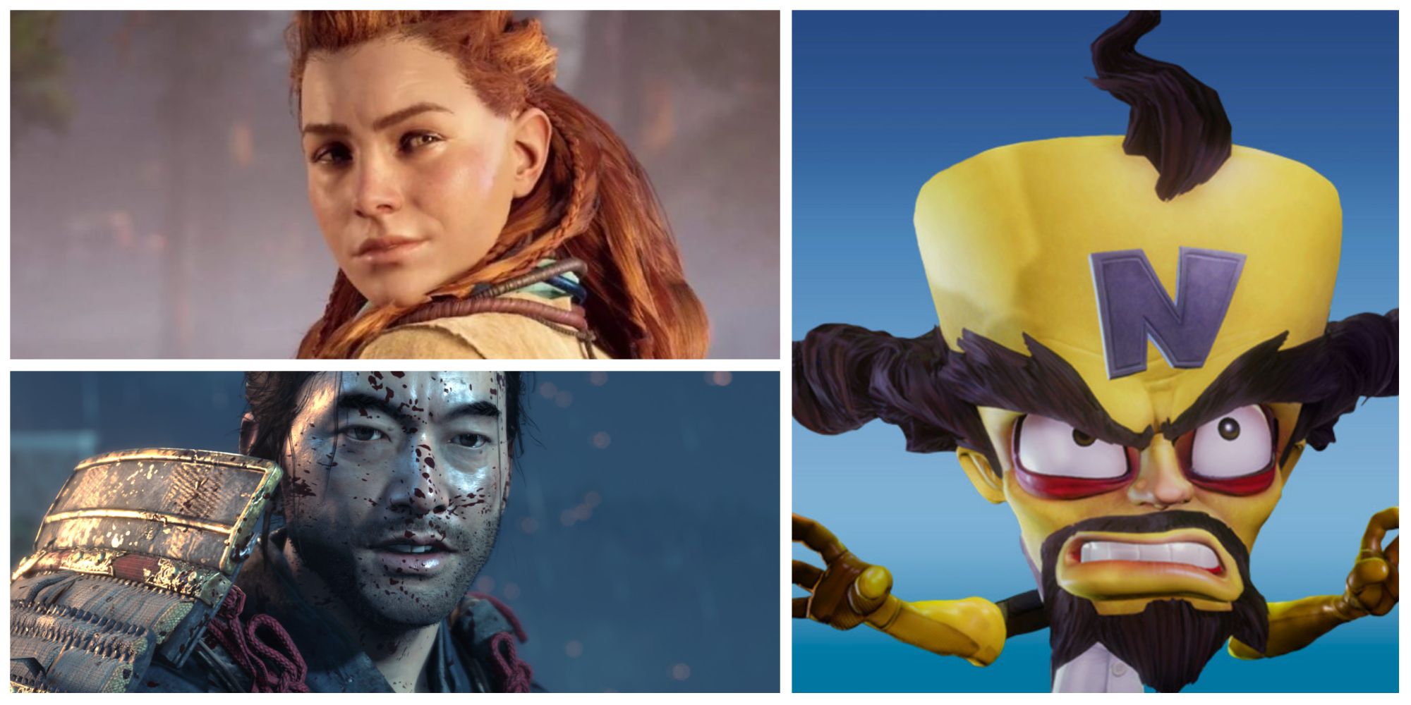 aloy, jin and dr neo cortex