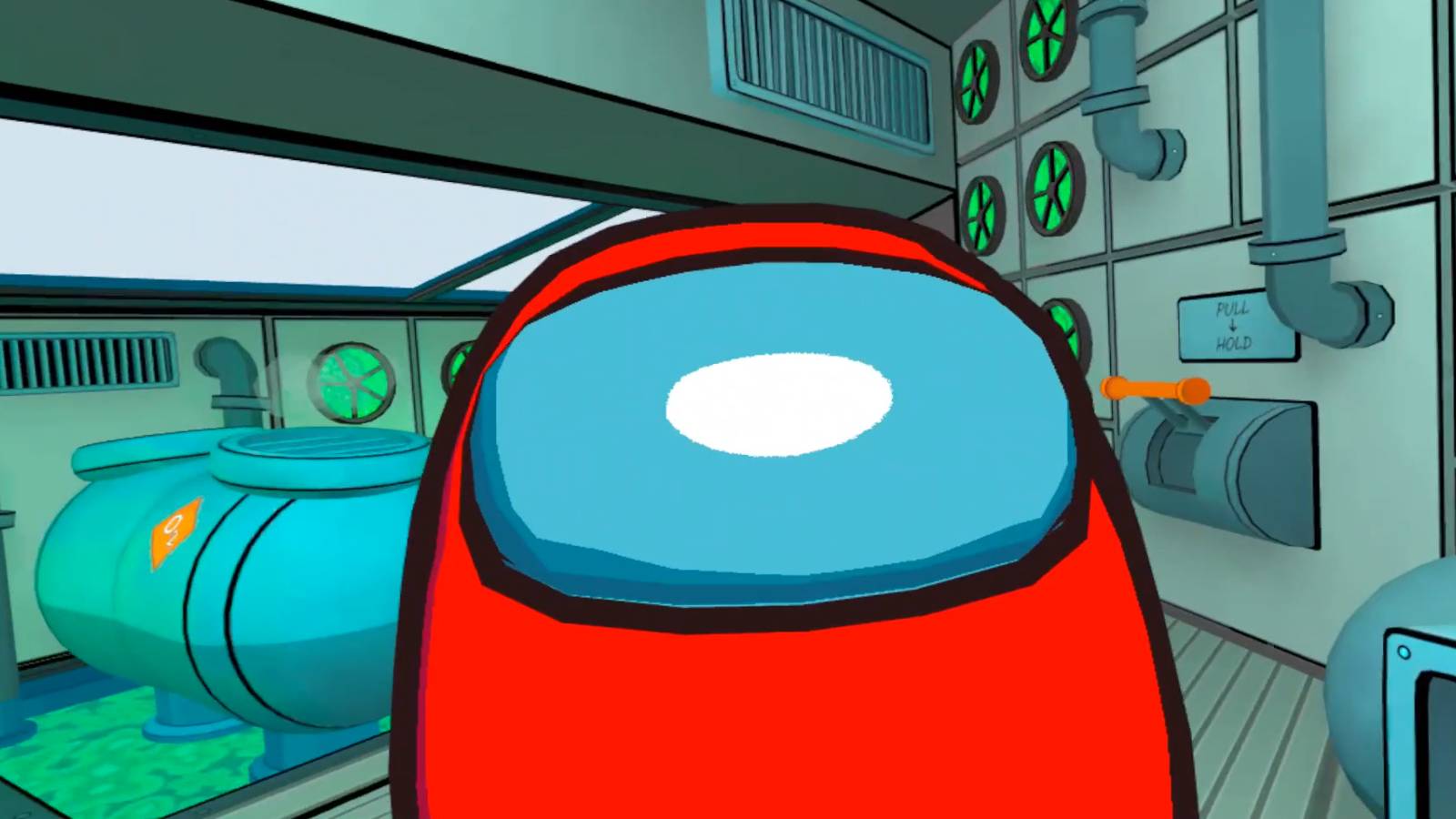 among us vr red bean