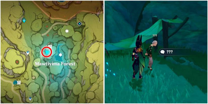 aranaga’s memory quest first location in genshin impact