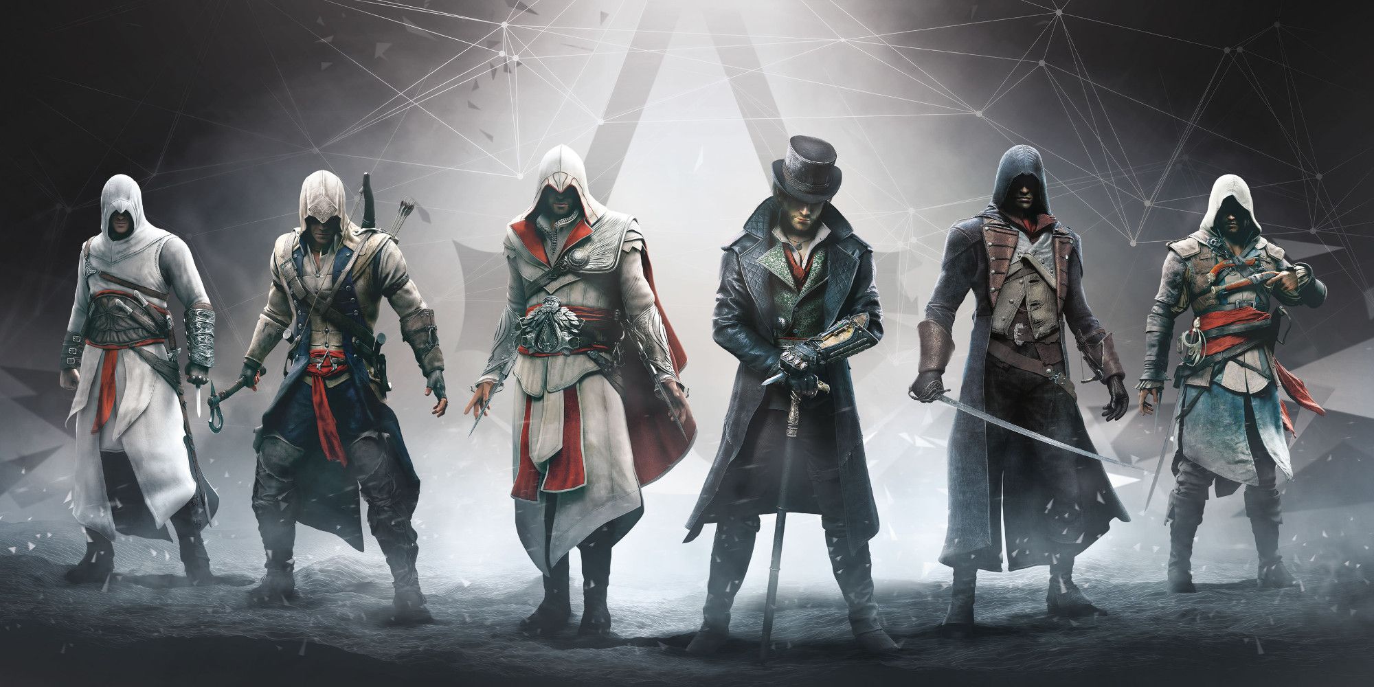 Assassin's Creed characters line up