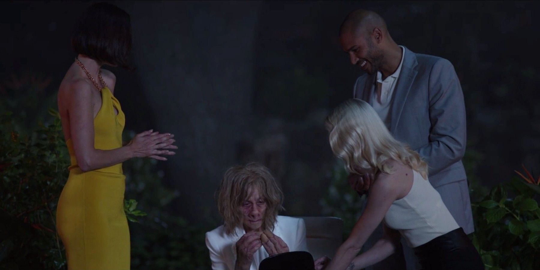 Virginia's bandages come off in American Horror Stories "Facelift"