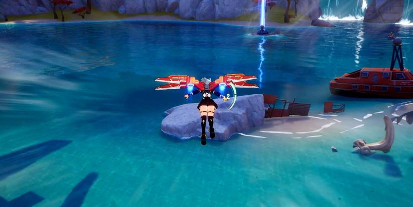 blue beam location in tower of fantasy