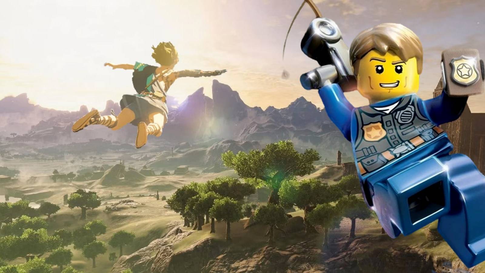 breath-of-the-wild-2-skydiving-link-Lego-City