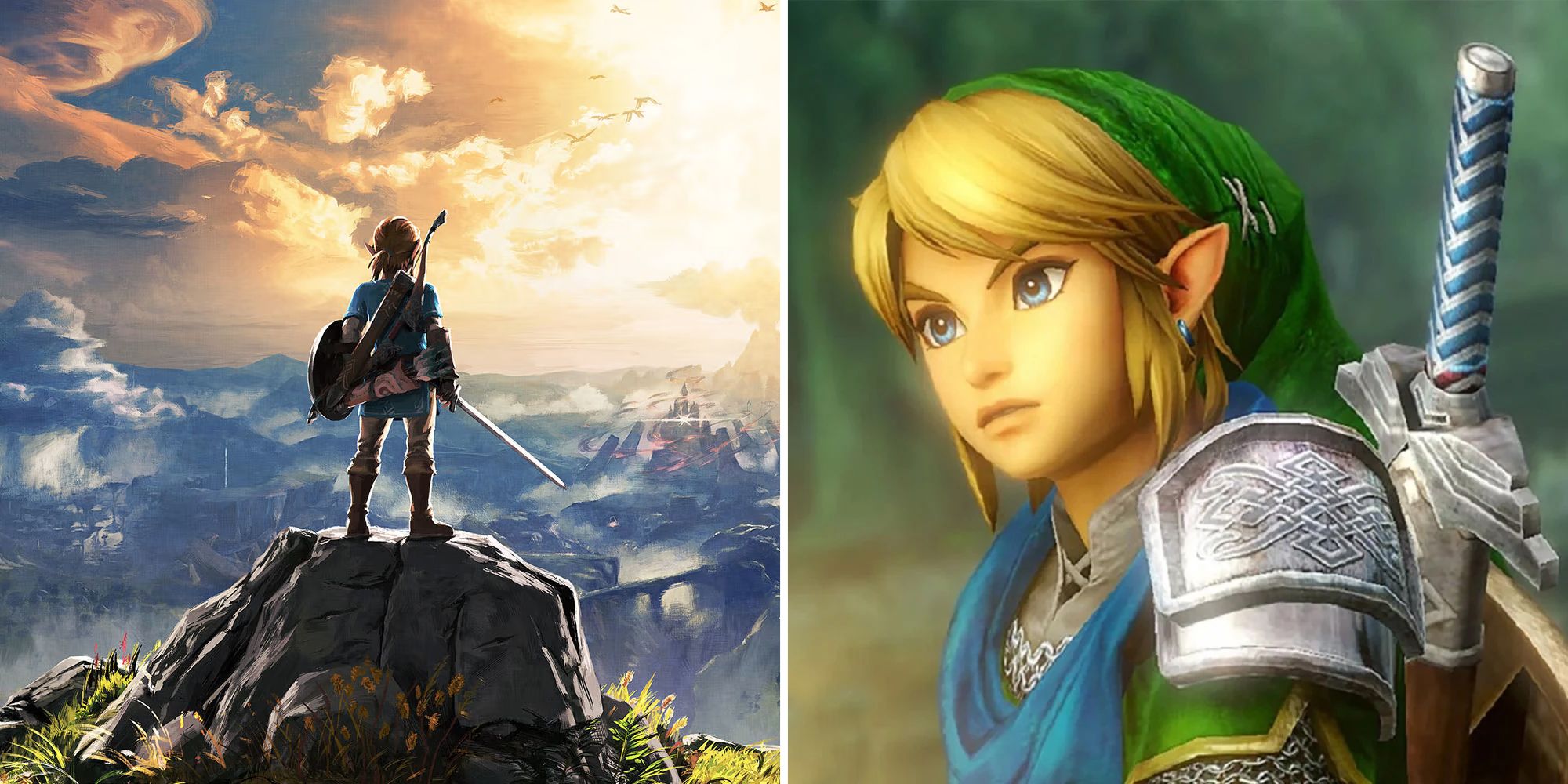 The Legend of Zelda Breath of the Wild and Twilight Princess Link