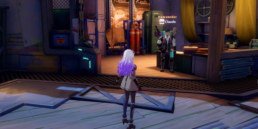 buying crystals from a vendor in tower of fantasy