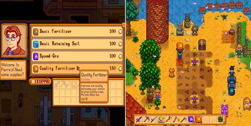 buying fertilizer stardew valley