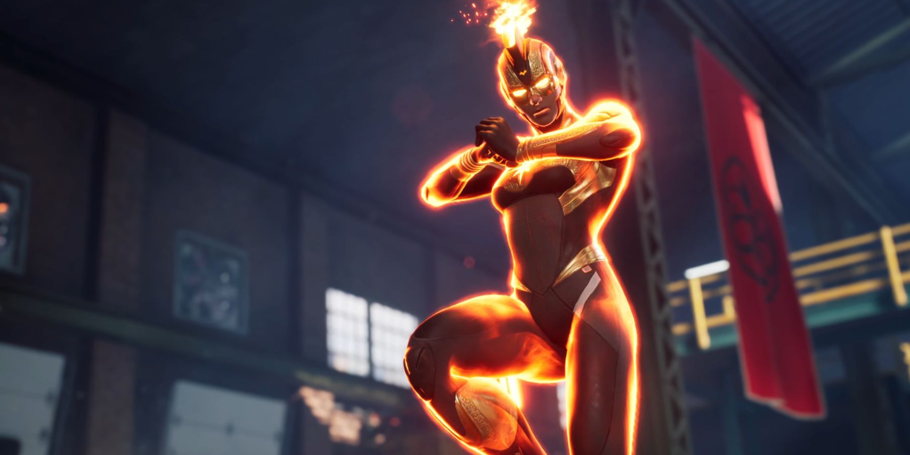 Midnight Suns Captain Marvel Gameplay Showcases Her Unique Abilities