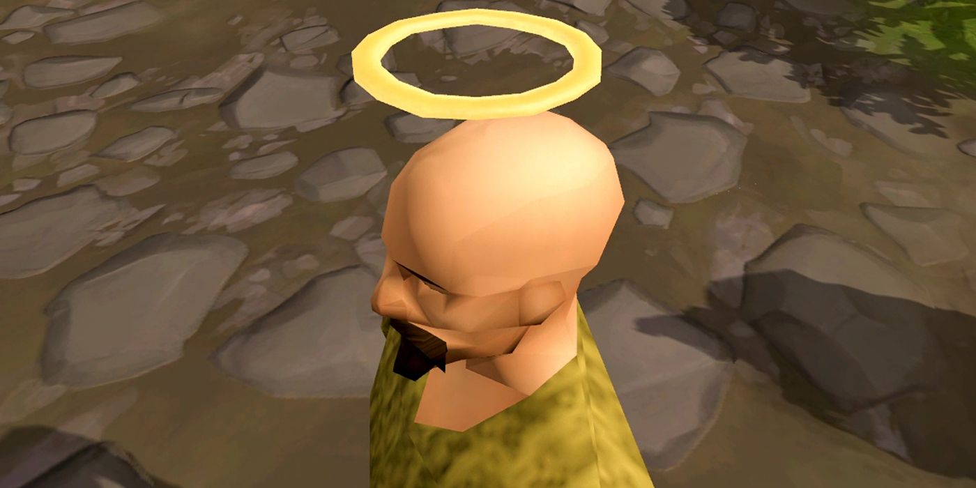 A player wearing Challenger Halo in RuneScape