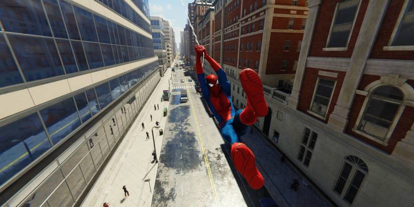 classic suit repaired for marvel's spider-man