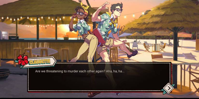 the survivors claudette and dwayne who run the resort on the island