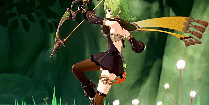 collei jumping in genshin impact