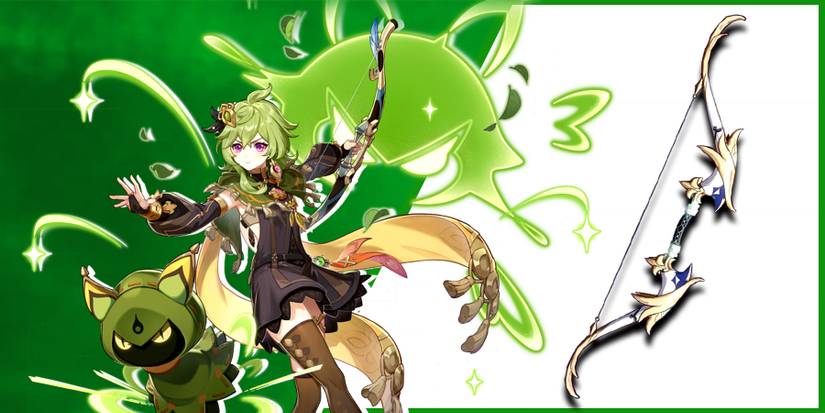 collei next to favonius warbow in genshin impact