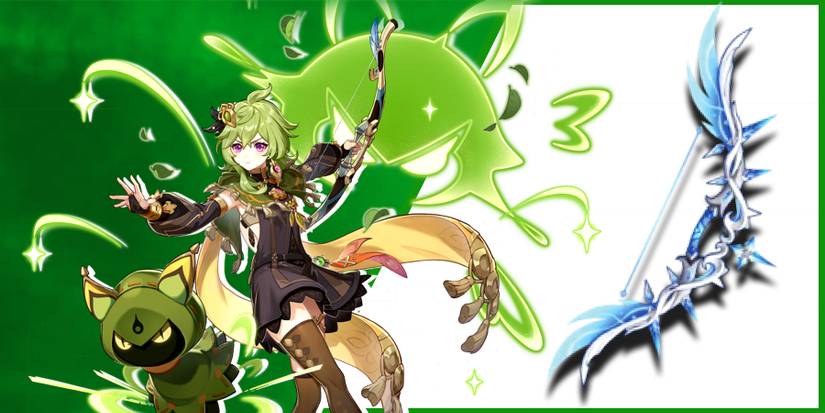 collei next to polar star in genshin impact