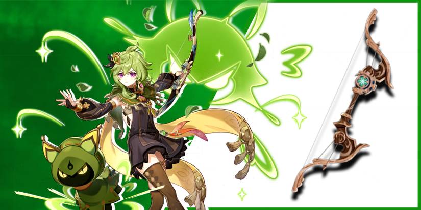 collei next to windblume ode in genshin impact