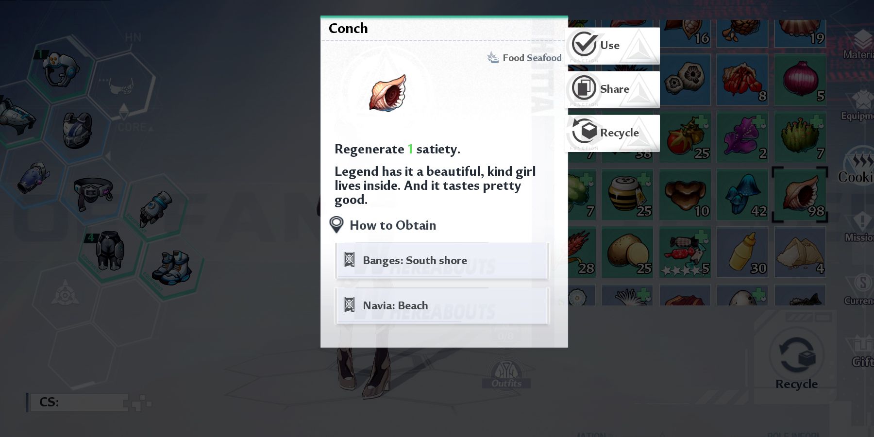 conches description in tower of fantasy