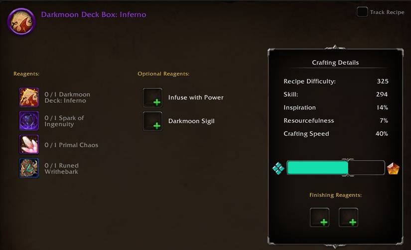 darkmoon deck dragonflight inferno