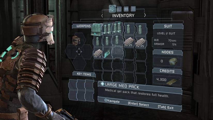 dead space inventory