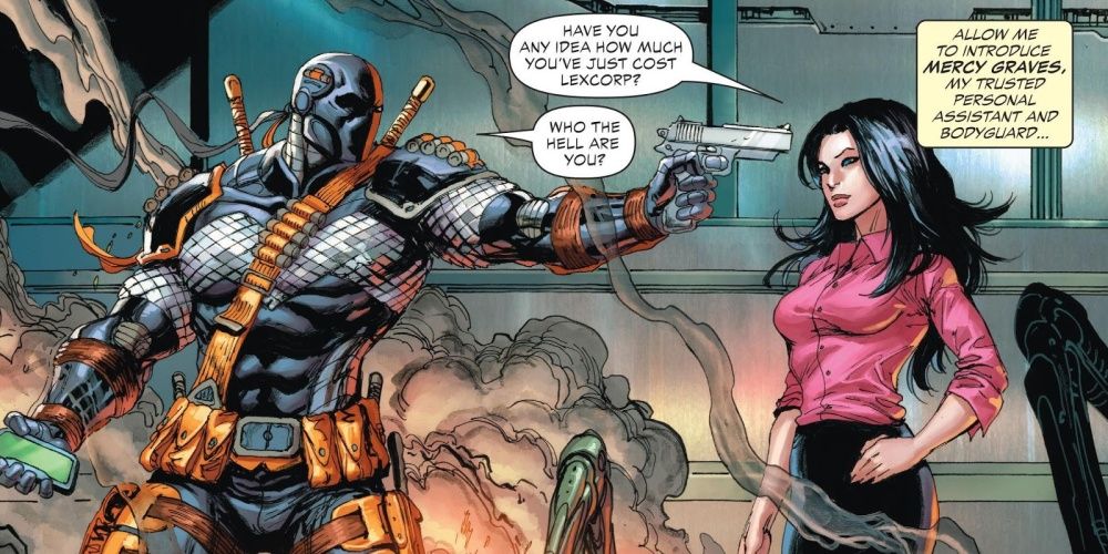 deathstroke vs mercy graves