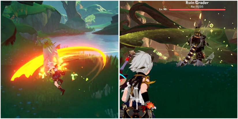 destroying the stone pillar seal in genshin impact