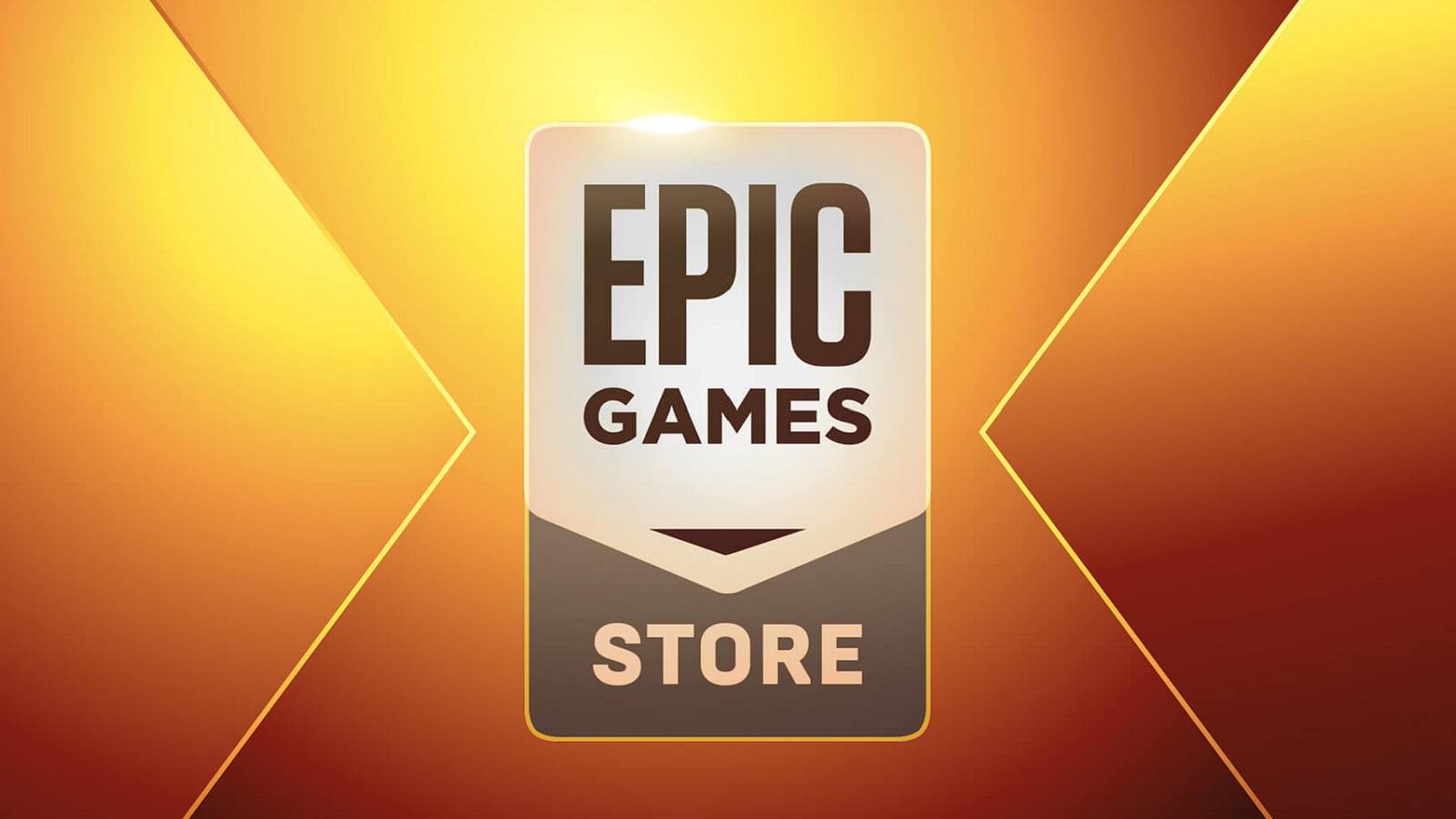 epic games store logo gold background