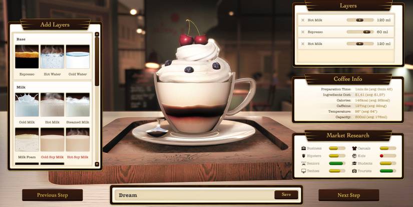 espresso tycoon steam cafe coffee