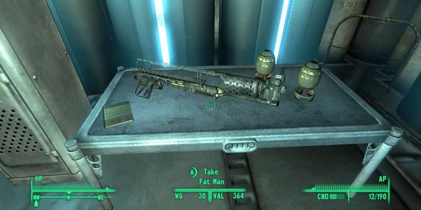 Fat Man and 2 x mini nukes lie on a table