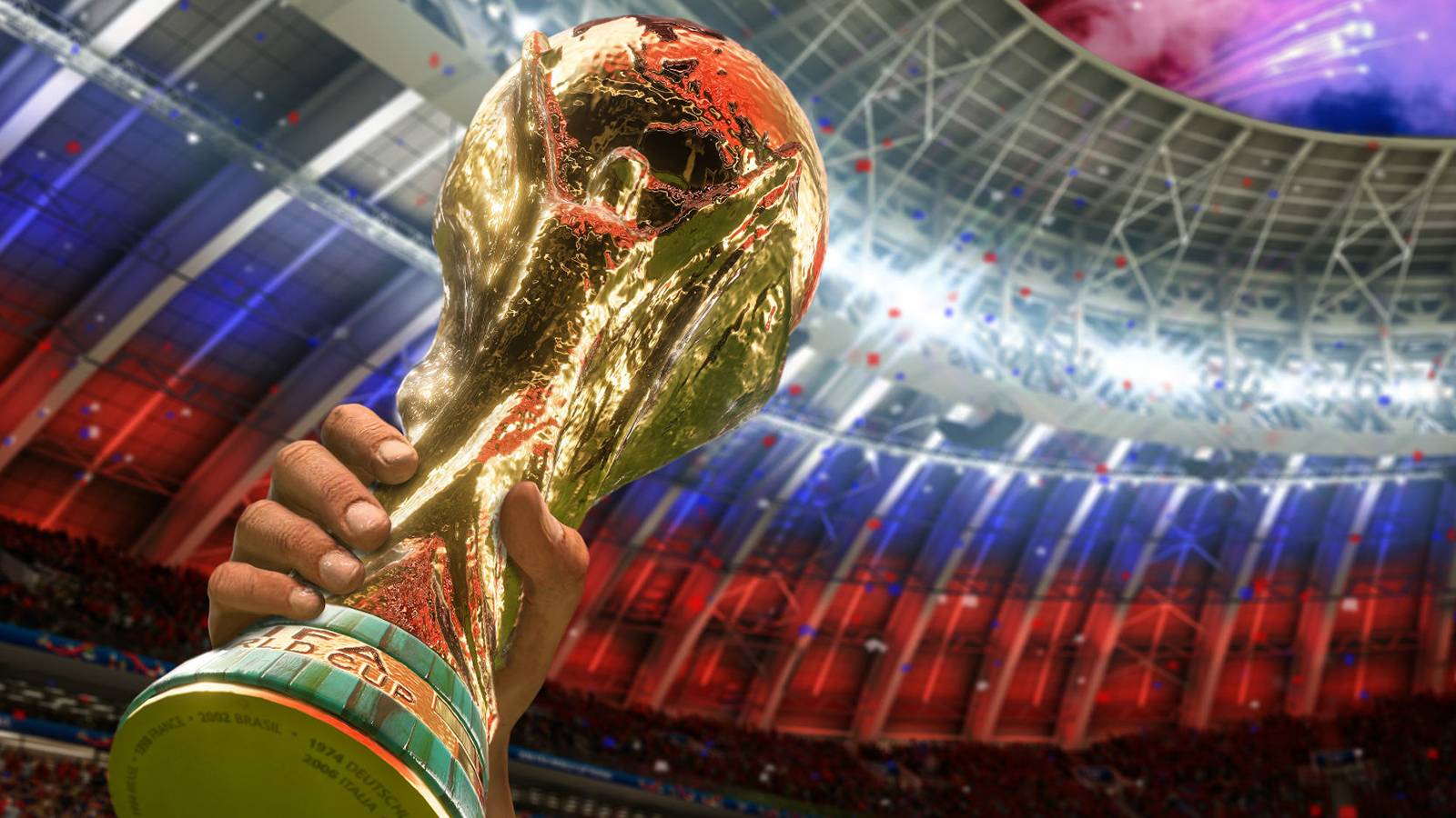 fifa 18 hand holding golden trophy