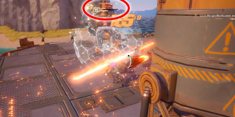 fighting hethlu of the four powers in tower of fantasy