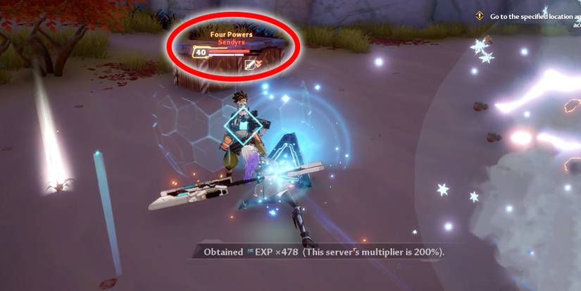 fighting the final member of the four powers sendyrs in tower of fantasy