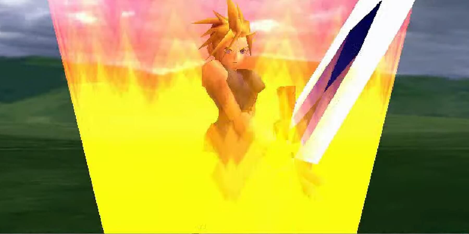 Final Fantasy 7 Compilation Video Shows A Bunch Of Glitched Limit Breaks   Final Fantasy 7 Cloud Limit Break (1) 