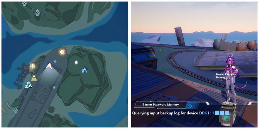 first part of the code location in tower of fantasy