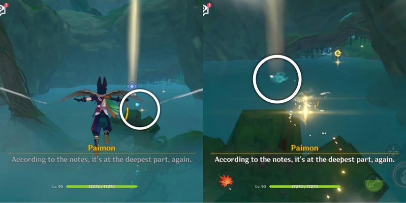 following the seelie in genshin impact