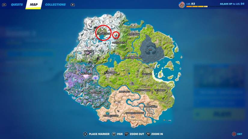 fortnite chapter 3 season 3 week 11 map logjam lotus
