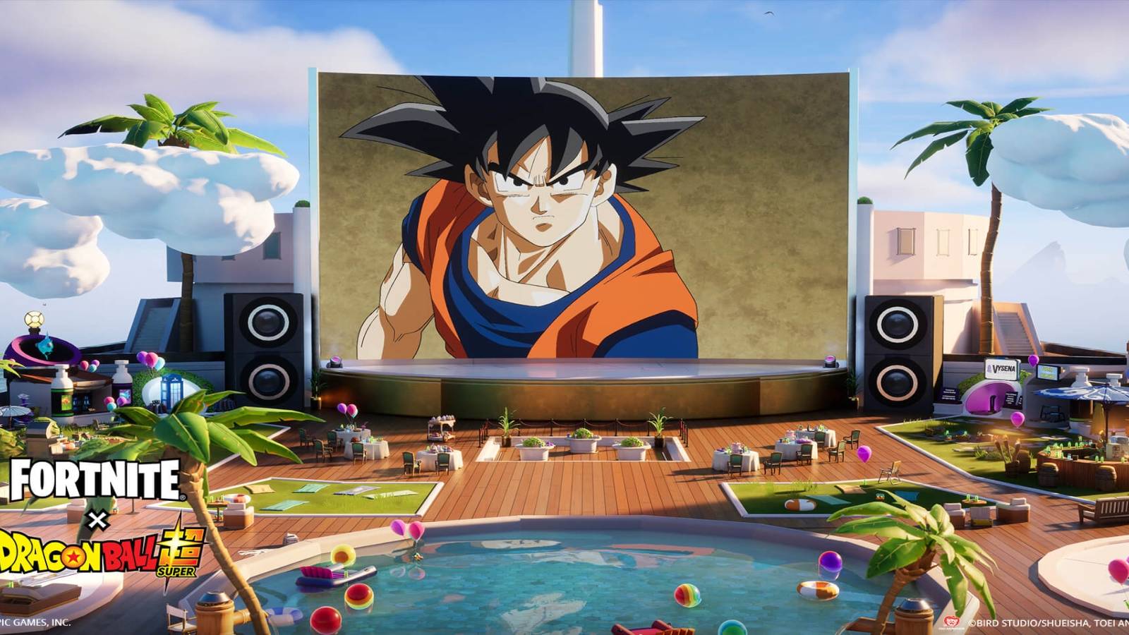 fortnite dragon ball super episode festival event collab