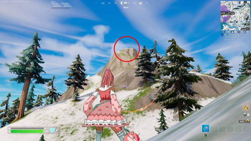 fortnite logjam lotus mountain view