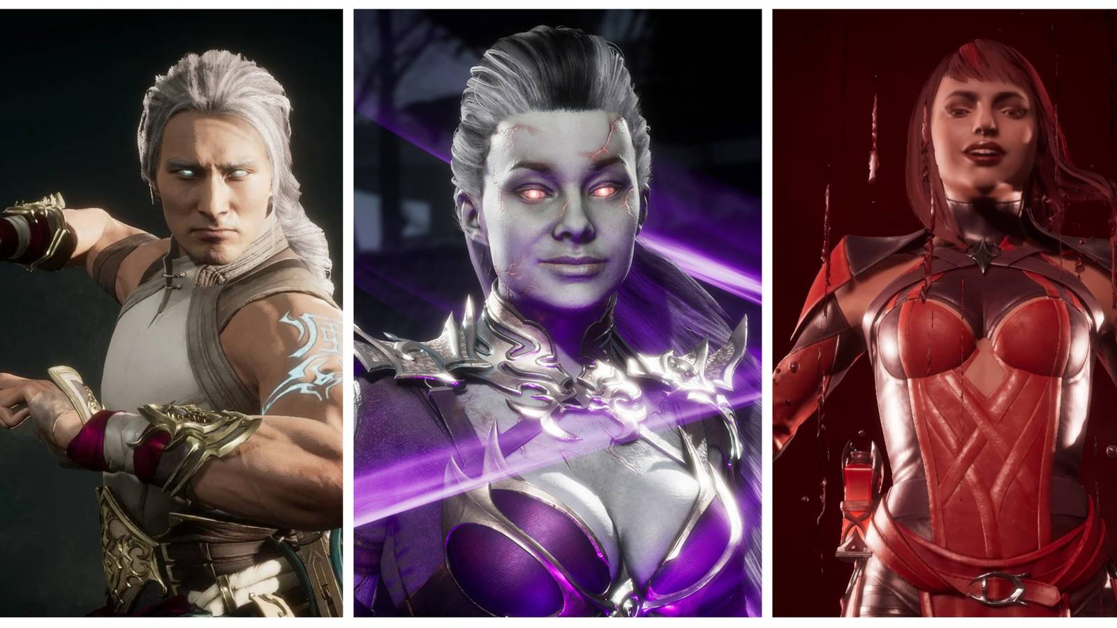 fujin, sindel and skarlet in mortal kombat 11