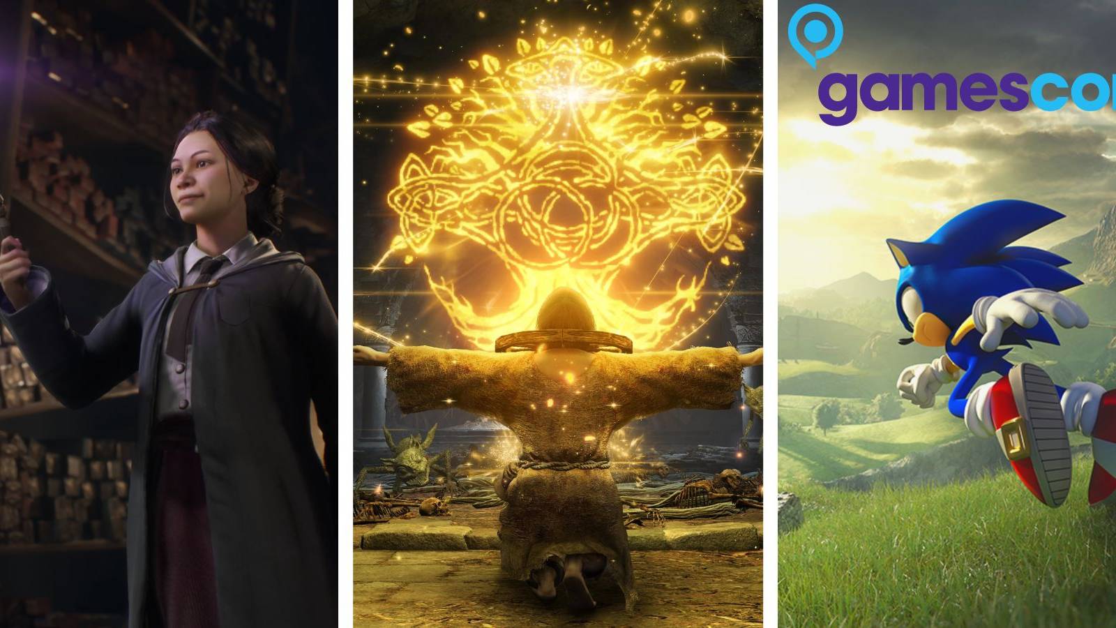 gamescom games hogwarts legacy sonic elden ring