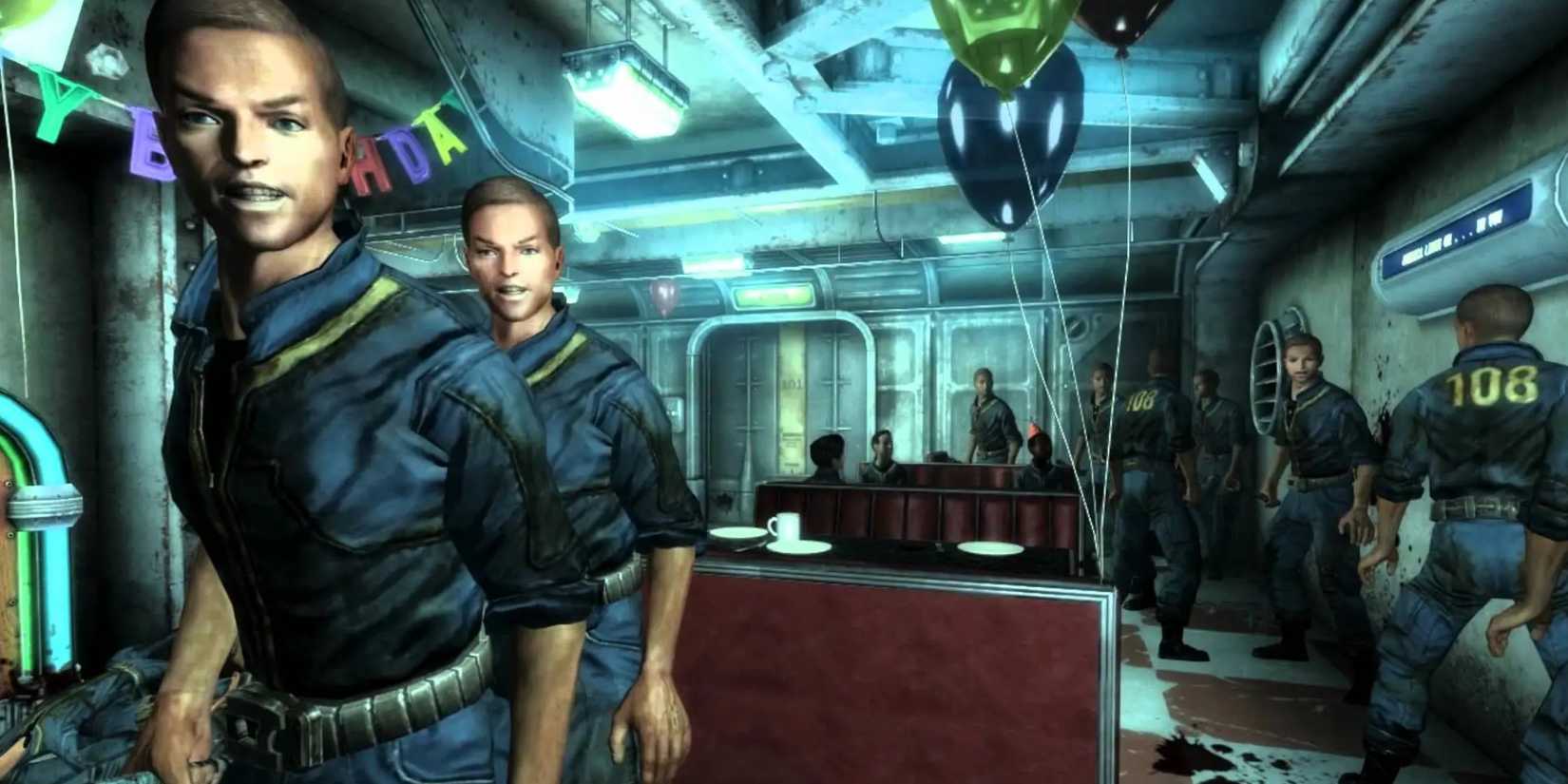 A bunch of Gary dwellers fight