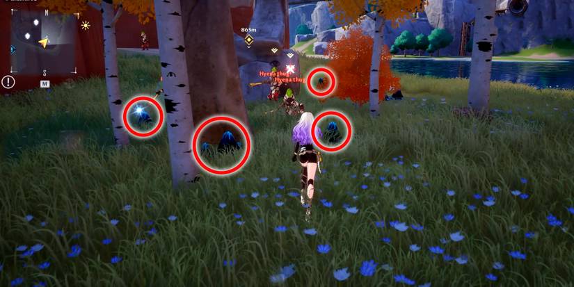 glowing mushroom location five in tower of fantasy