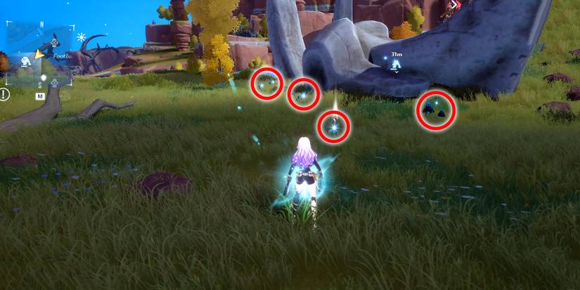 glowing mushroom location three in tower of fantasy