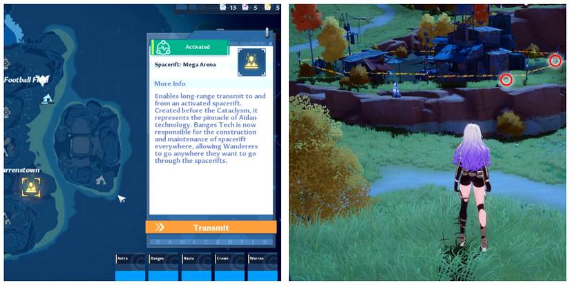 glowing mushroom location two in tower of fantasy
