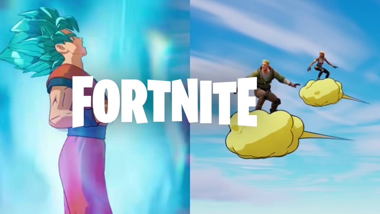 goku kamehameha dragon ball fortnite nimbus cloud