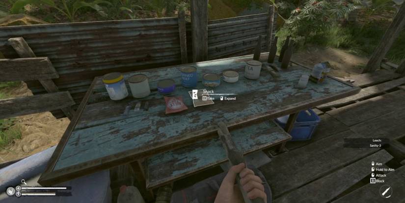 a bag of snacks found at the drug facility